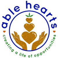 Able Hearts Logo; Providing professional disability services in Cairns (NDIS)